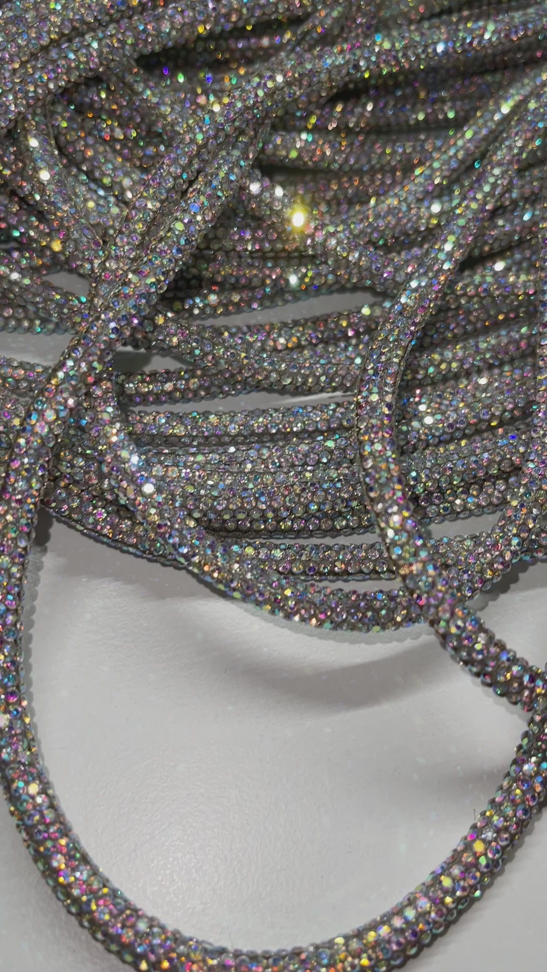 6mm Corded Rhinestone Rope  By The Yard – Stoned Crazy MN